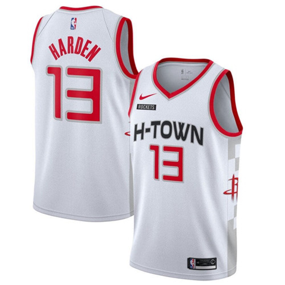 James Harden13 Houston Rockets Jersey White - City Edition - Fan Favorite