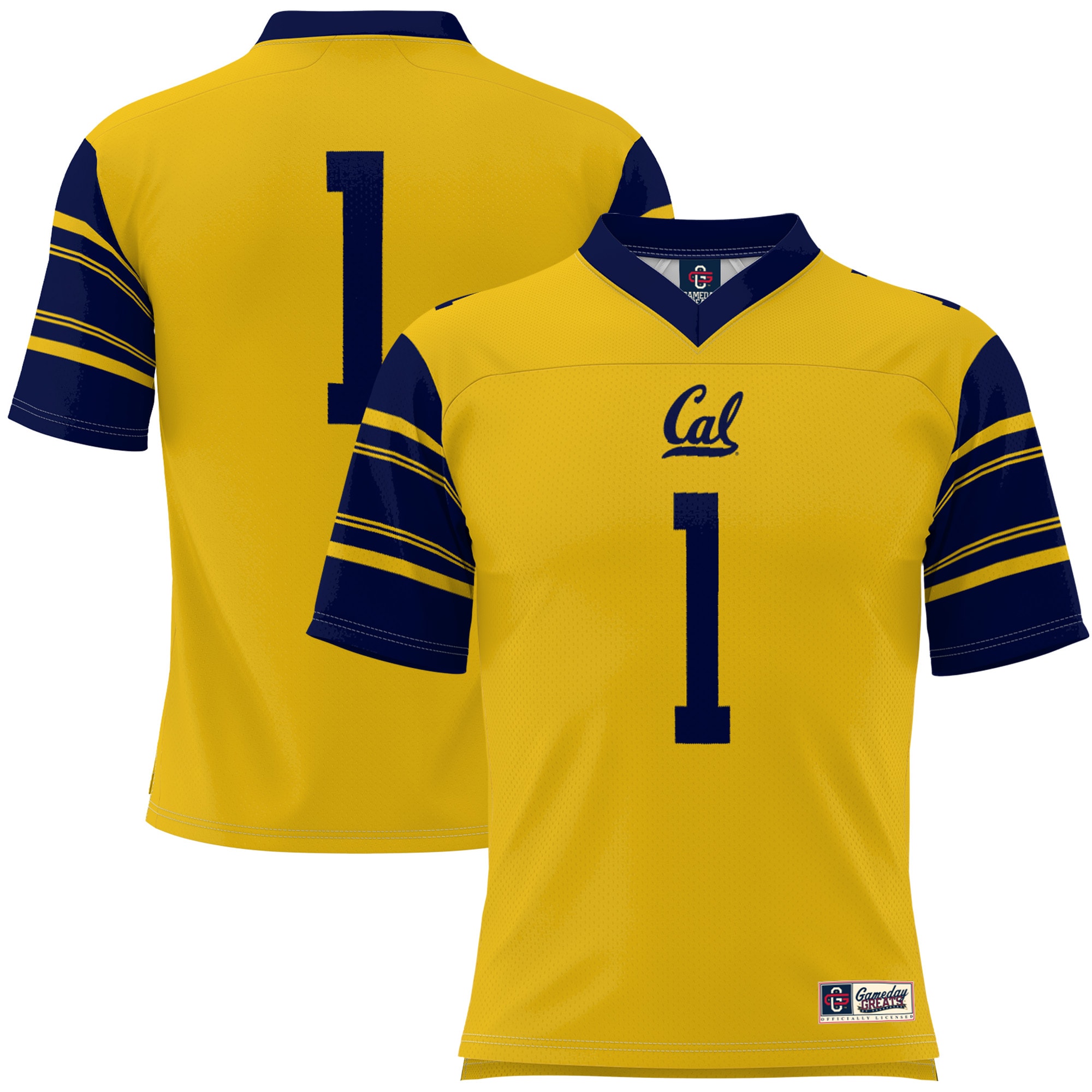 #1 Cal Bears GameDay Greats 2026 Season Football Jersey - Gold
