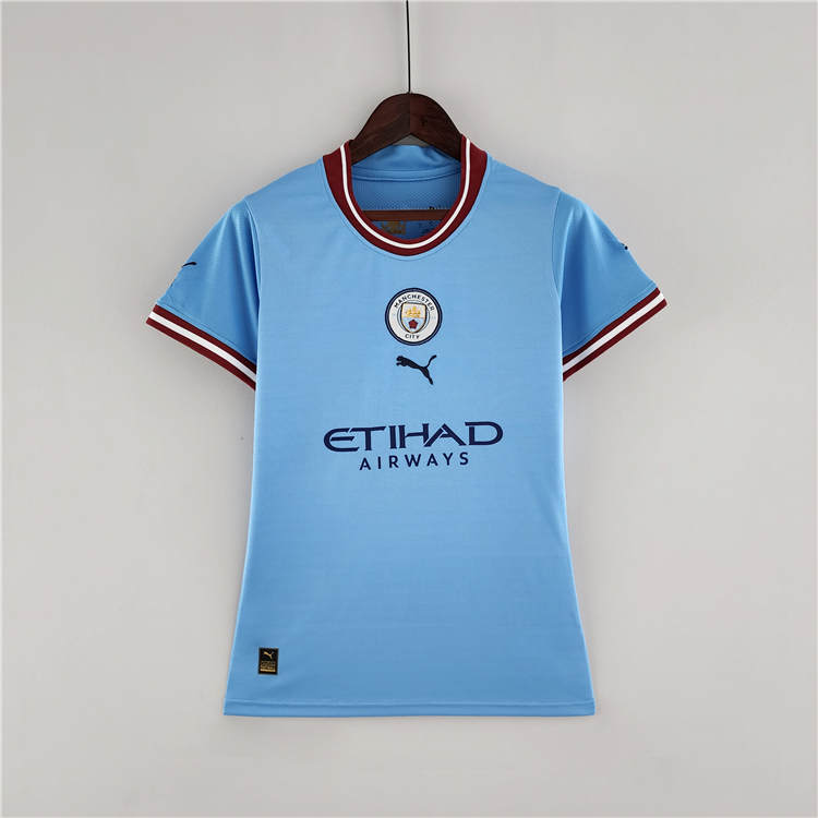 Manchester City 2223 Home Women's Shirt - Official Replica 21861