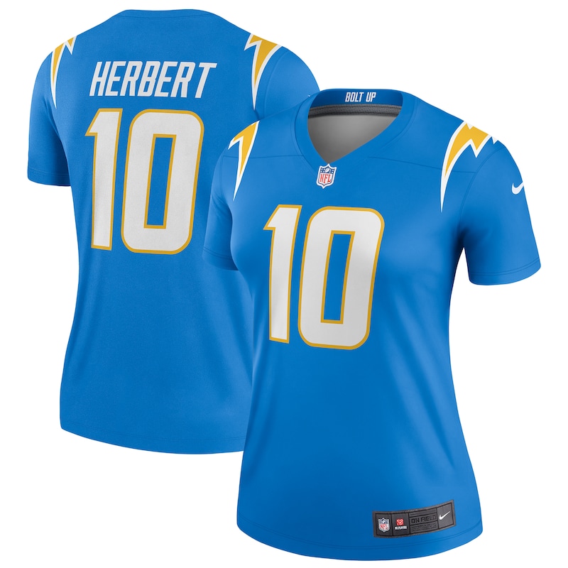 None Justin Herbert Los Angeles Chargers Football Franchise Game-Da...