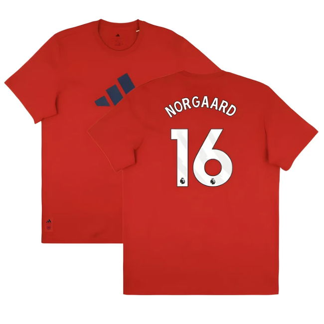 Norgaard 16 Heritage 2025-2026 Arsenal Home Vintage Shirt (1)