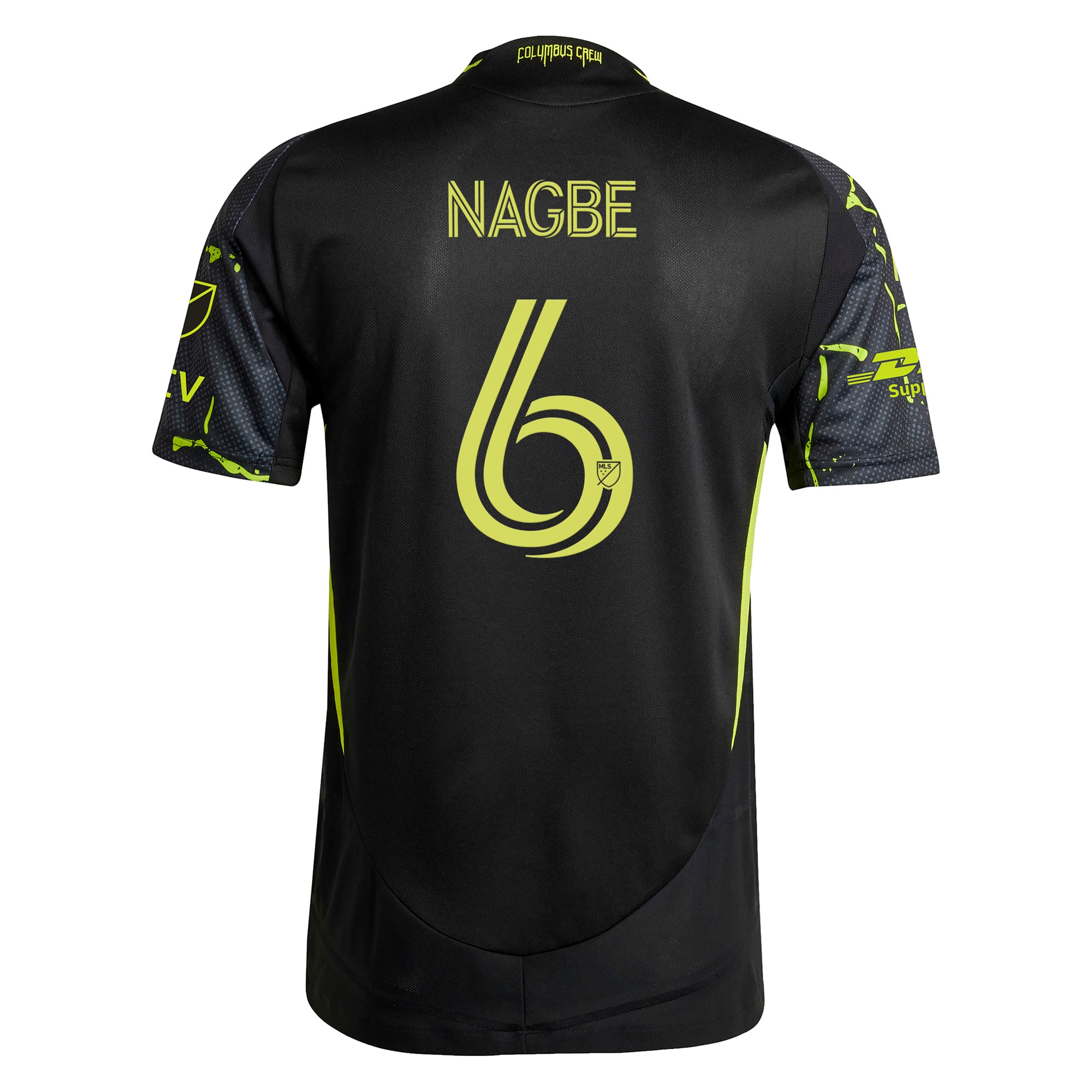[SJH] Darlington Nagbe Columbus Crew 2025 The Goosebumps Kit Authentic Player Jersey - Black