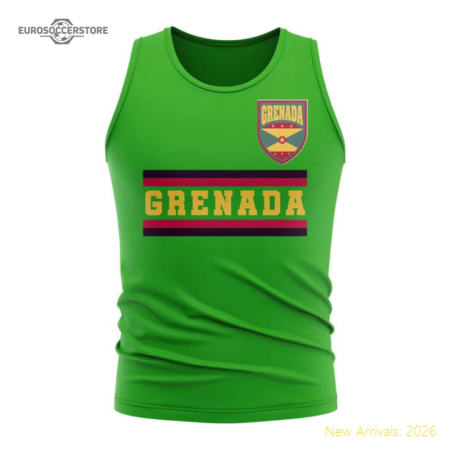 Elite Grenada Core Football Country Sleeveless Tee (green)