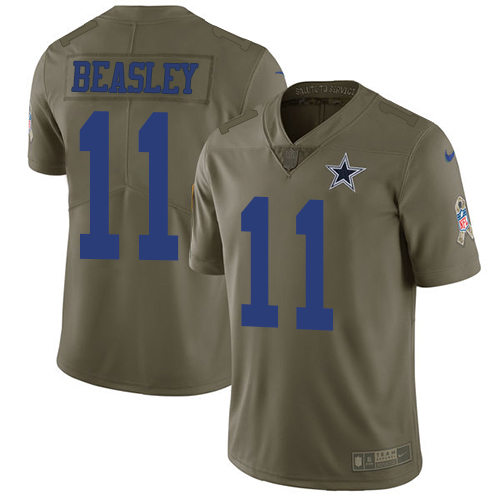 NFL DAL Cowboys #11 Cole Beasley Team Color Limited Jersey - Authen...