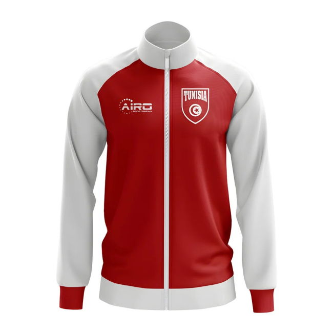 Elite Aero-Dynamic Tunisia Concept Football Track Jacket (Red)