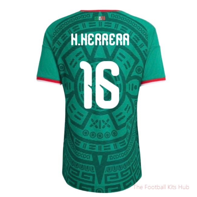 2026-2027 Mexico Authentic Home Shirt (H.Herrera 16)