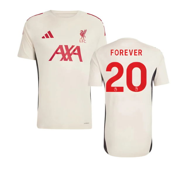 Women's 2025-2026 Liverpool Training Jersey (White) (Forever 20)