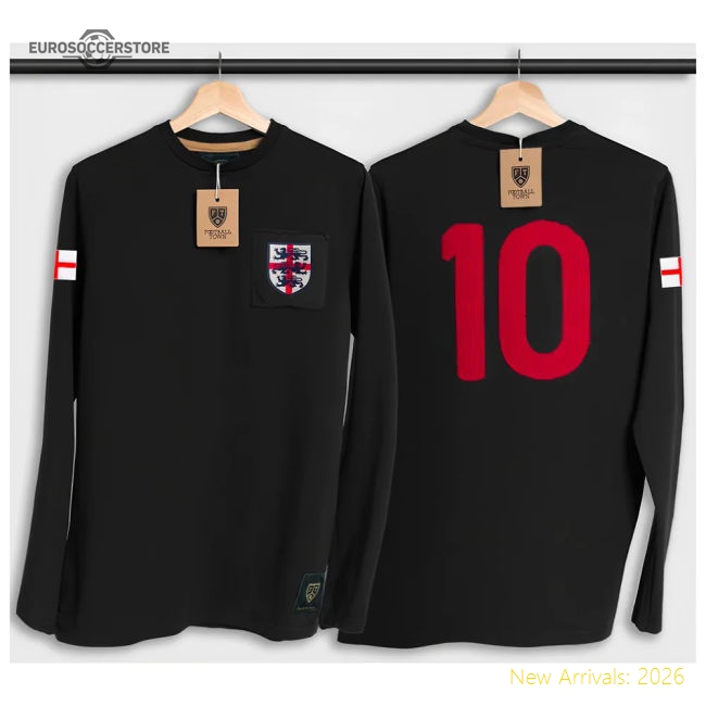 England The Lions Cross Black Number 10