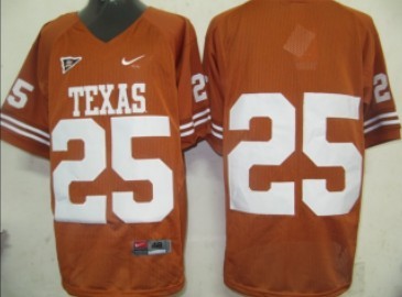 Men's UT TX Orange 2024 moisture wicking Orange Jersey #25 team