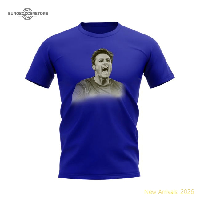 Exceptional Javier Zanetti Inter Milan Legend Casual Tee (blue)