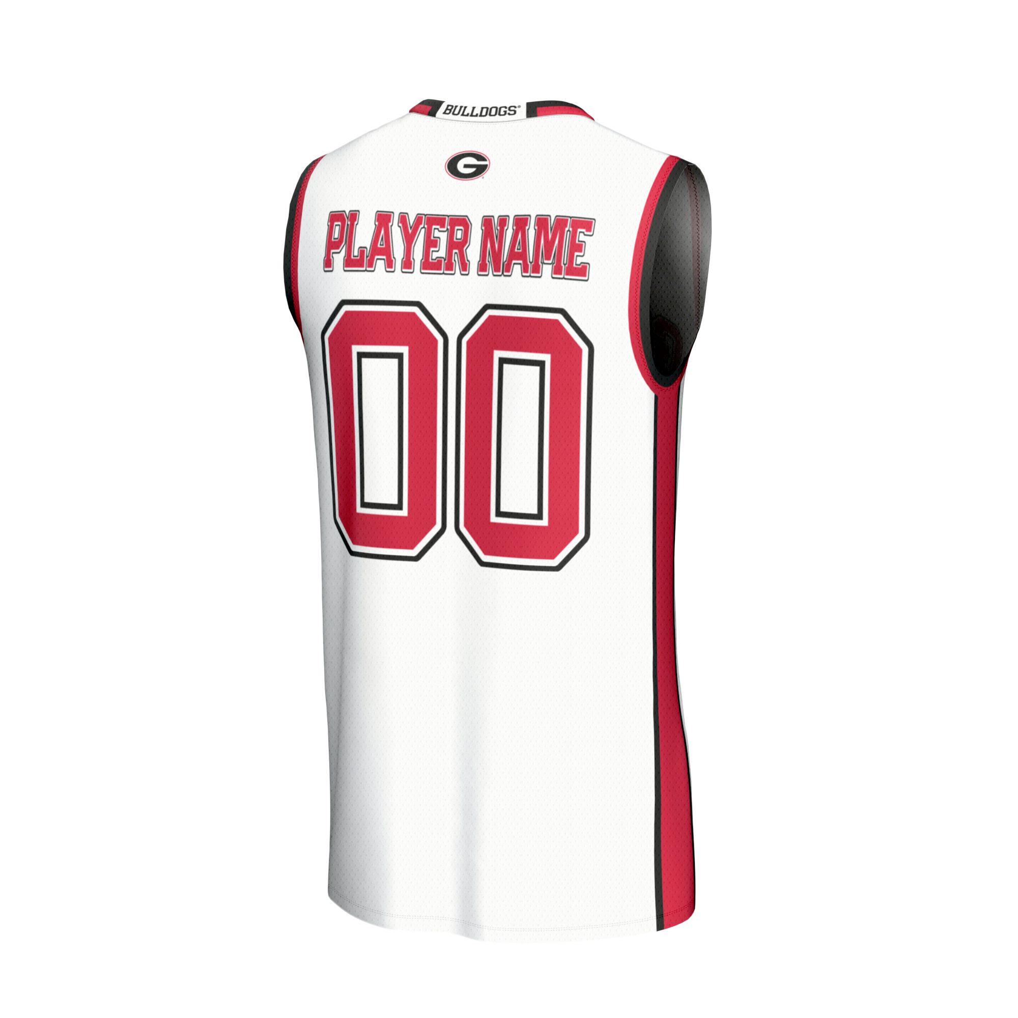 [NJP] Georgia Bulldogs GameDay Greats Youth Lightweight Collegiate Men's Basketball NIL Pick-A-Player Fashion Jersey - White