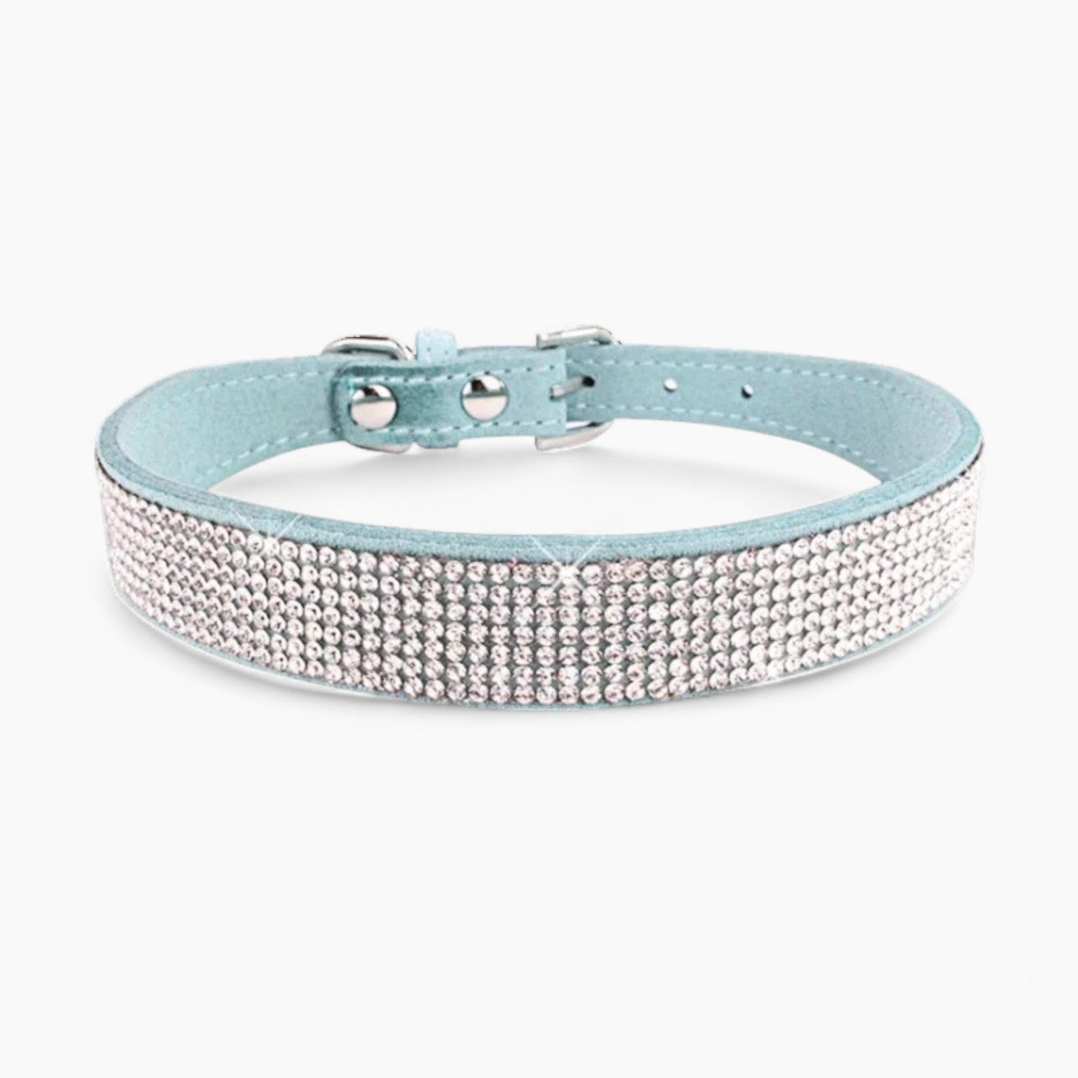 French Bulldog专属 Sparkleruff Frenchie Rhinestone Collar – Soft Crysta...
