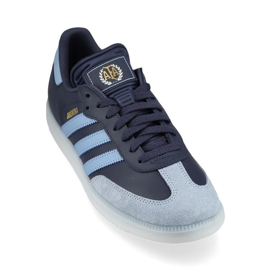 adidas Samba Argentina 50 Years Anniversary - Shadow Navy/Ambient Sky/Gold Metallic LIMITED EDITION