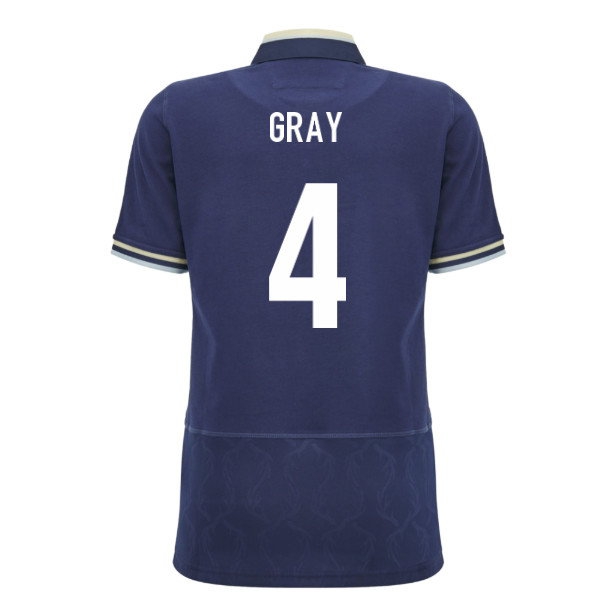[WSG] 2026 2027 Scotland Rugby Cotton Shirt Home Kit (Womens) (Gray 4)