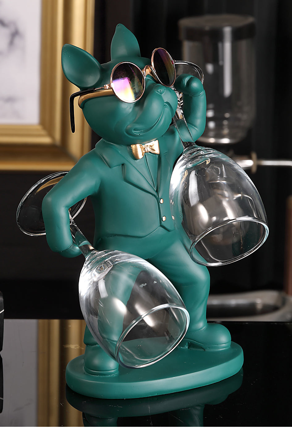 French Bulldog Figurines Cup Holder