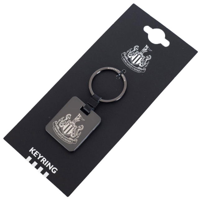 Newcastle United FC Galvanised Keyring - authentic style