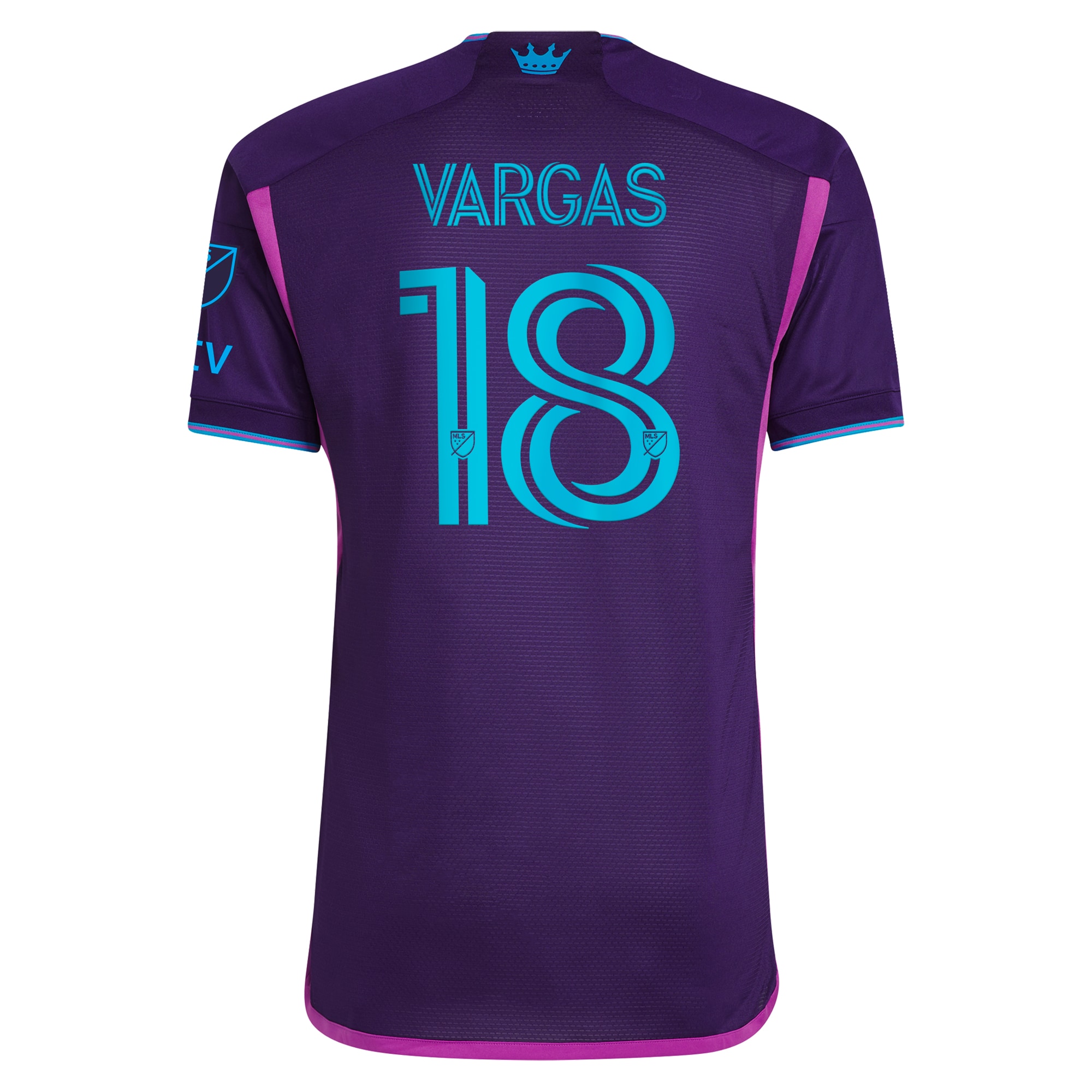 [LK] Kerwin Vargas Charlotte FC 2023 Crown Jewel Kit Authentic Player Jersey - Purple