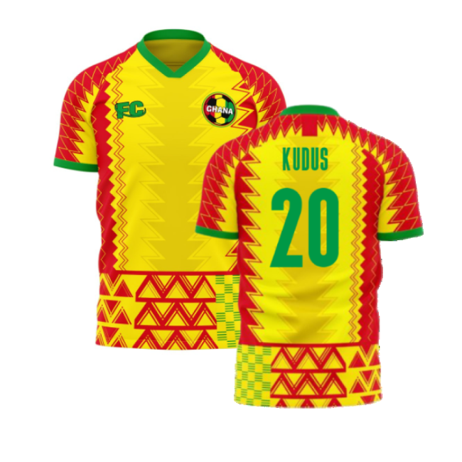 Team Ghana 2022-2023 Home Concept Football Kit (Fans Culture) (Kudus