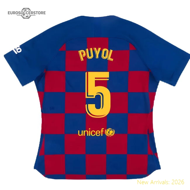 Football Team Womens Puyol Luxury Jersey Dri-fit Lightweight
