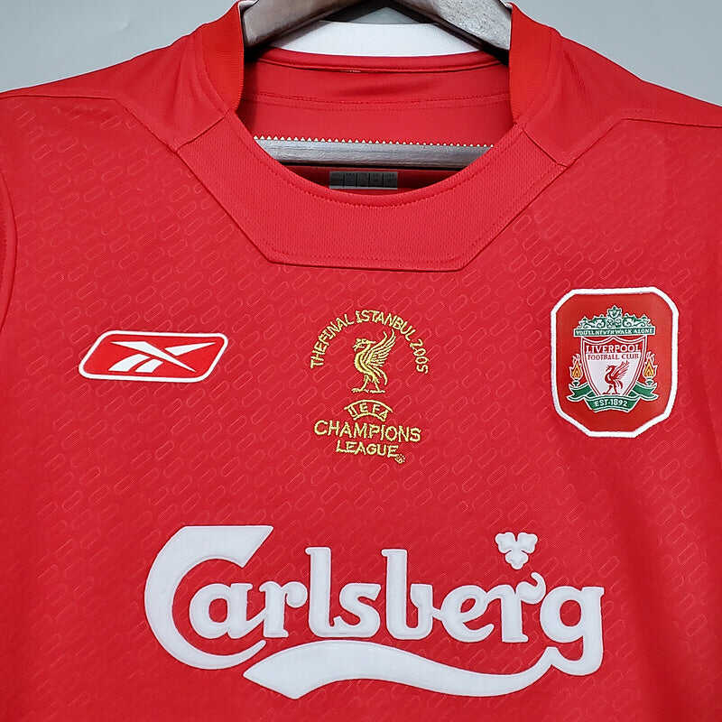 Cheap 2004-2005 Liverpool Home Champions League retro kit