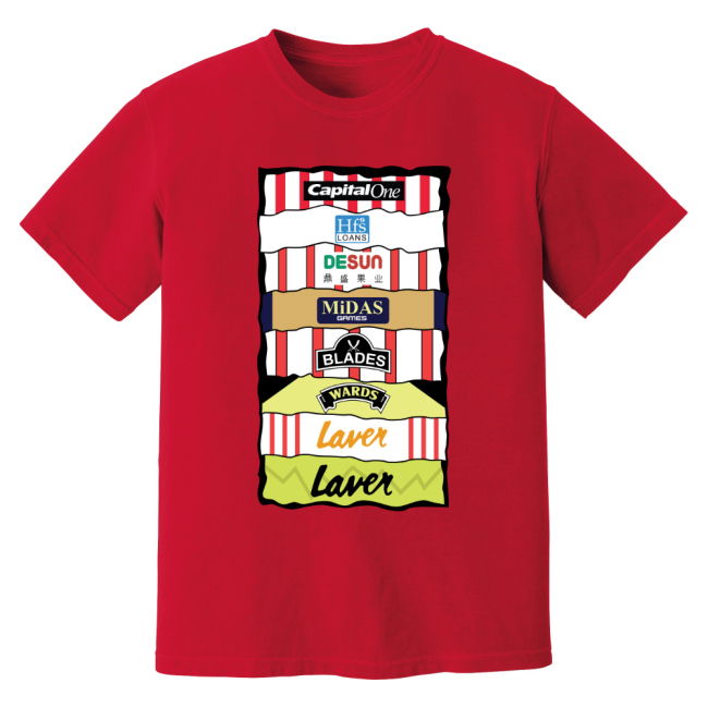 Sheffield United Sponsor History T-Shirt (Red)