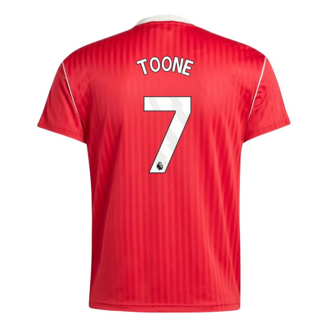Men's Manchester United Terrace Icons Shirt (Red) (Toone 7)