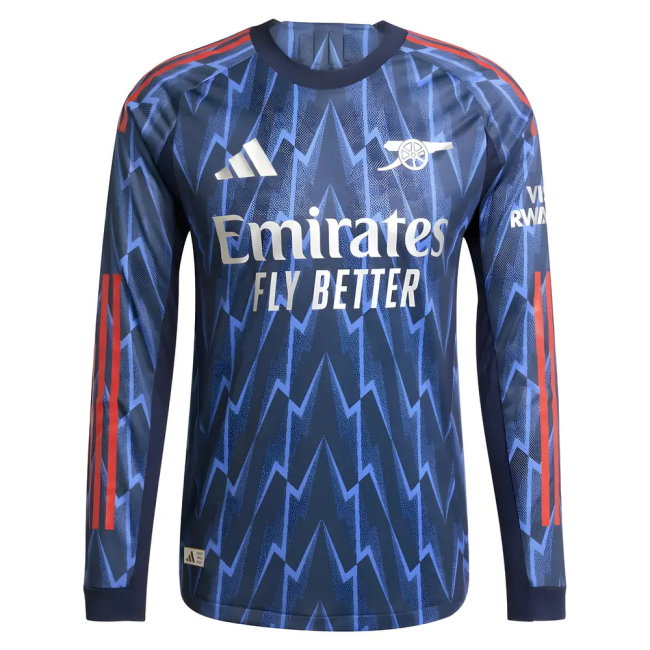 Arsenal Authentic Long Sleeve Away Shirt 2025-2026 edition (Adult