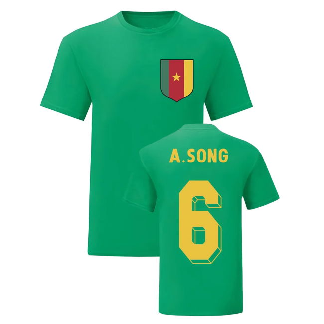 Pro-Grade Top-Tier Alex Song Cameroom National Hero Tee (Green)