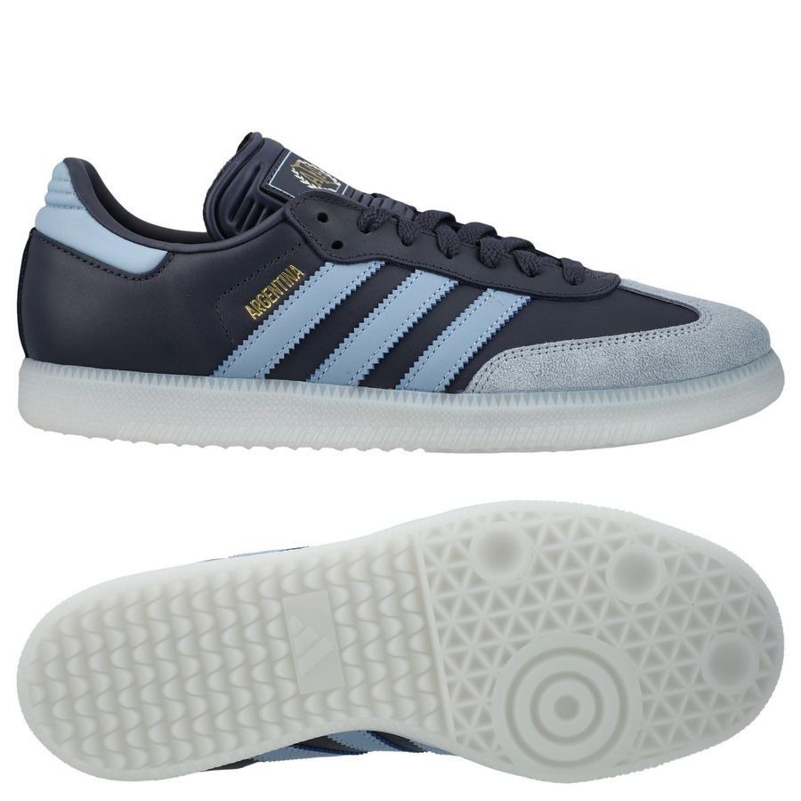 adidas Samba Argentina 50 Years Anniversary - Shadow Navy/Ambient Sky/Gold Metallic LIMITED EDITION