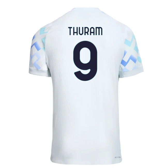 Inter Milan Soccer Club Unique Item Away Unique Shirt (Thuram 9) (1)