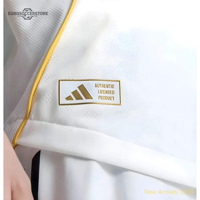 Authentic Real Madrid Home Jersey Athletic Fit Lightweight