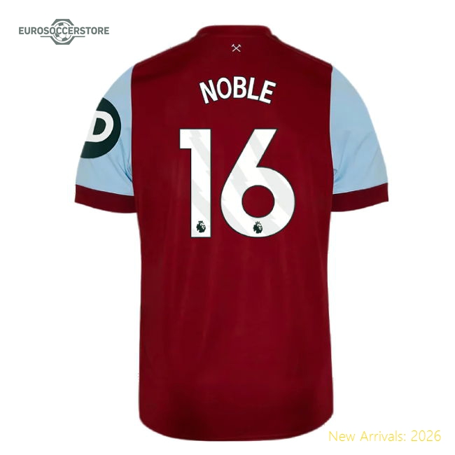 West Ham Noble Comfortable Kids Jersey Kids-safe Technology Flexible