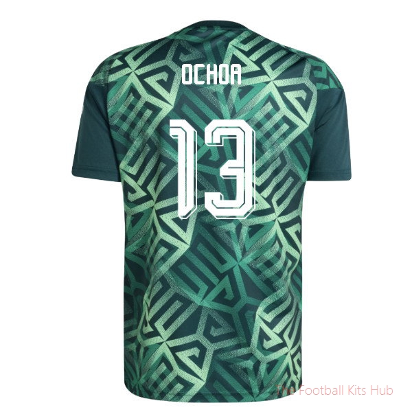 Football Team Mexico 2026-2027 Home Pre-Match Shirt (Ochoa 13)