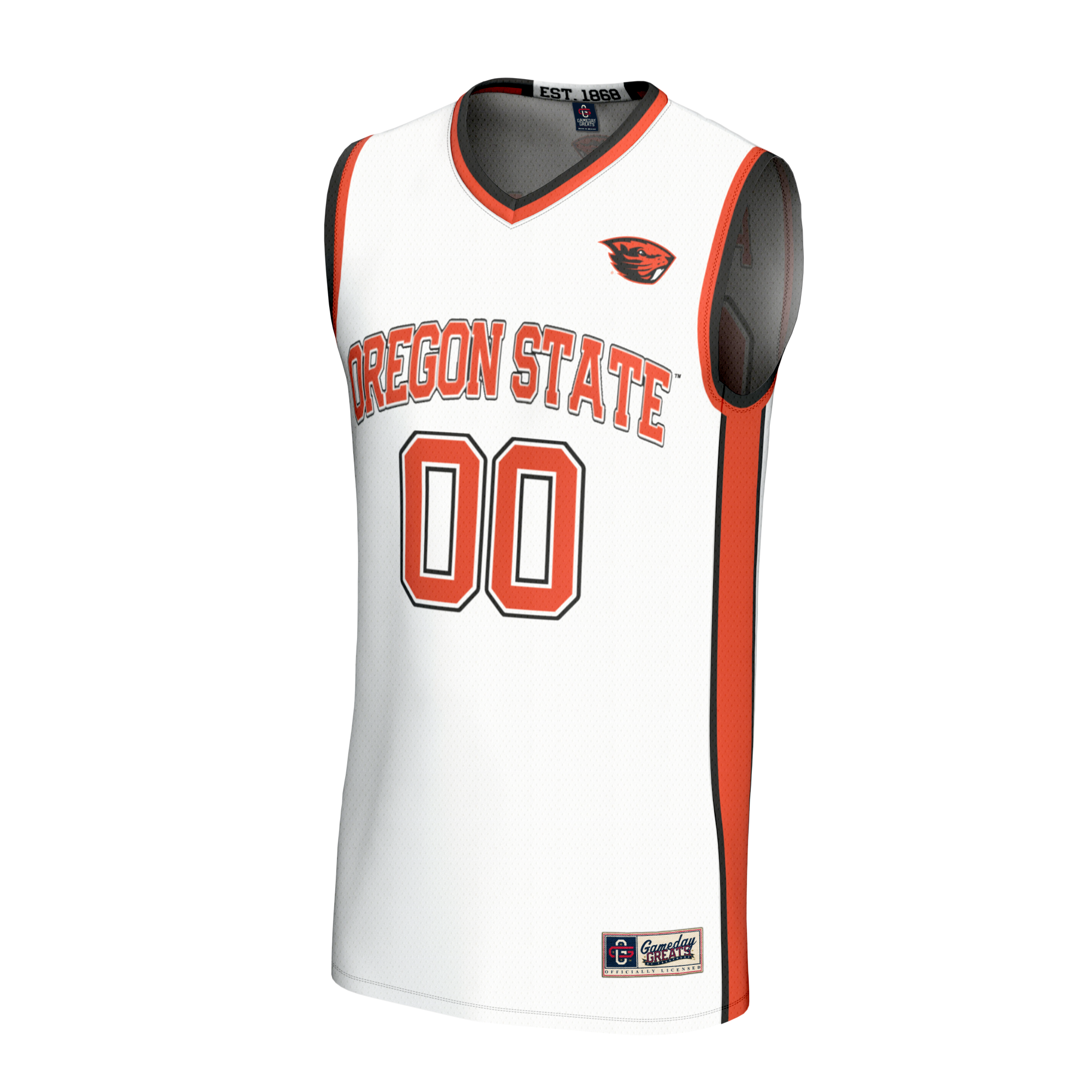 [DDG] Oregon State Beavers GameDay Greats Youth Lightweight Collegiate Men's Basketball NIL Pick-A-Player Fashion Jersey - White