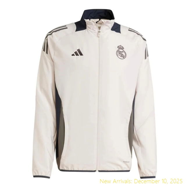 Elite 2024-2025 RM Real Madrid EU Presentation Jacket (Putty Mauve)