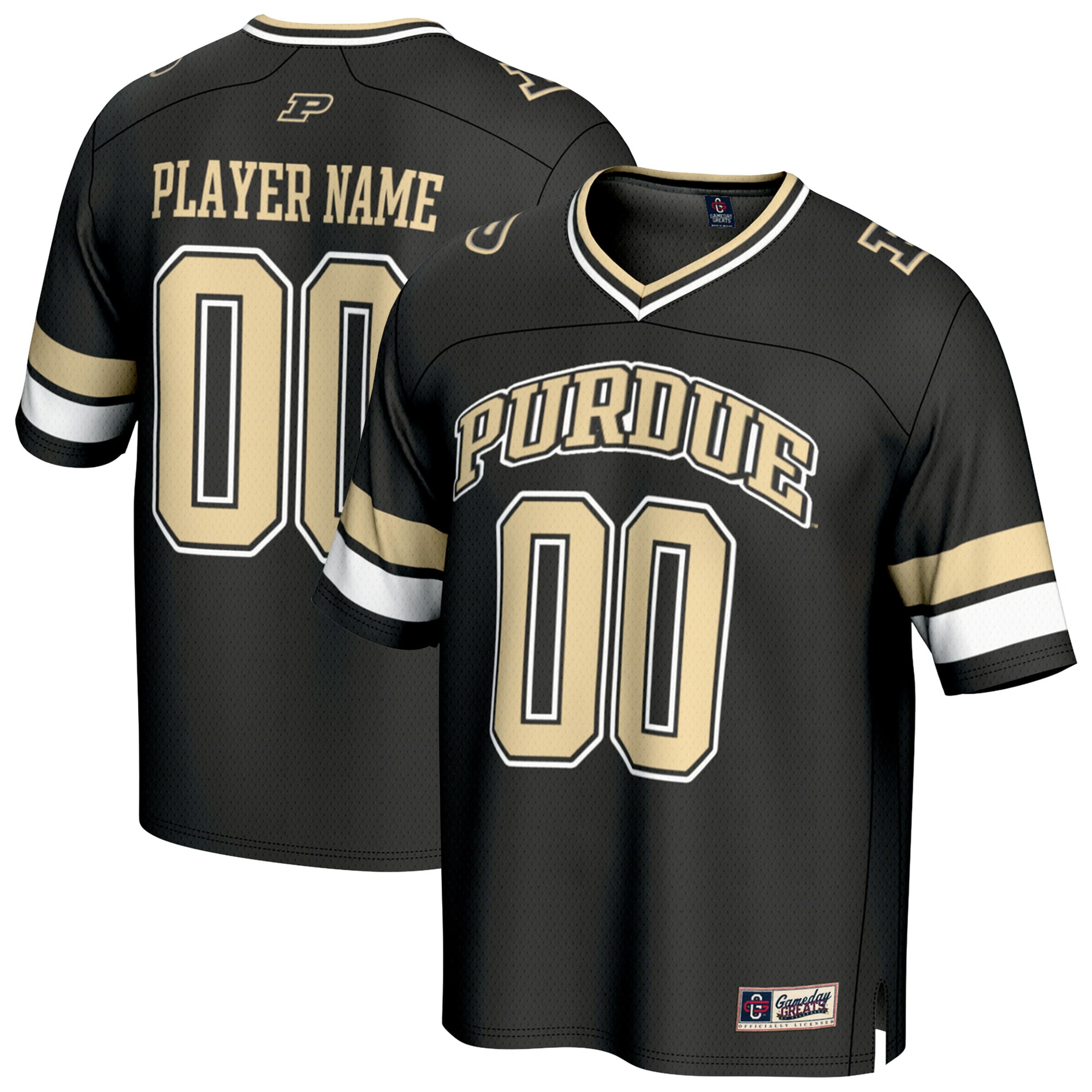 Purdue Boilermakers GameDay Greats Unisex NIL Pick-A-Player Football Fashion 2026/2027 Football Jersey - Black
