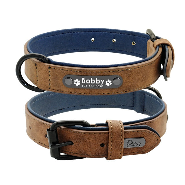 Vet-Approved Personalised Collar With Leash for Short-Nosed Breeds
