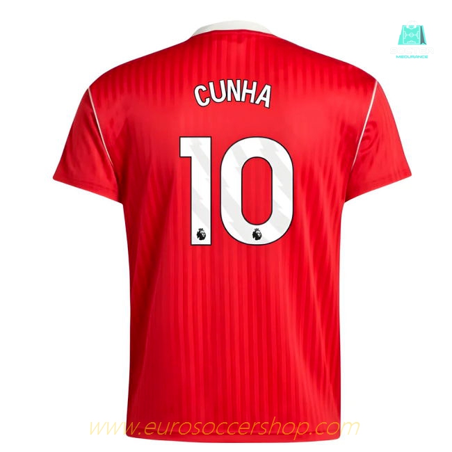 Manchester United Terrace Icons Shirt (Red) (Cunha 10)