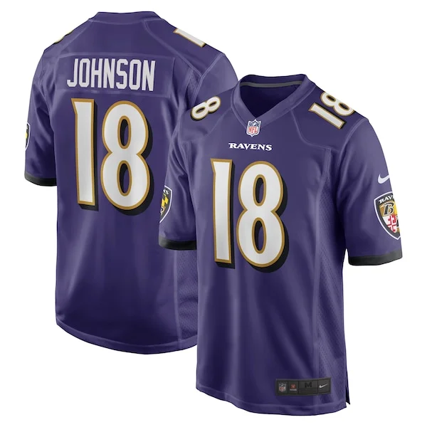 Pro-Level BAL Ravens Game Jersey - Purple | NFL Fan Apparel | NFL Foot