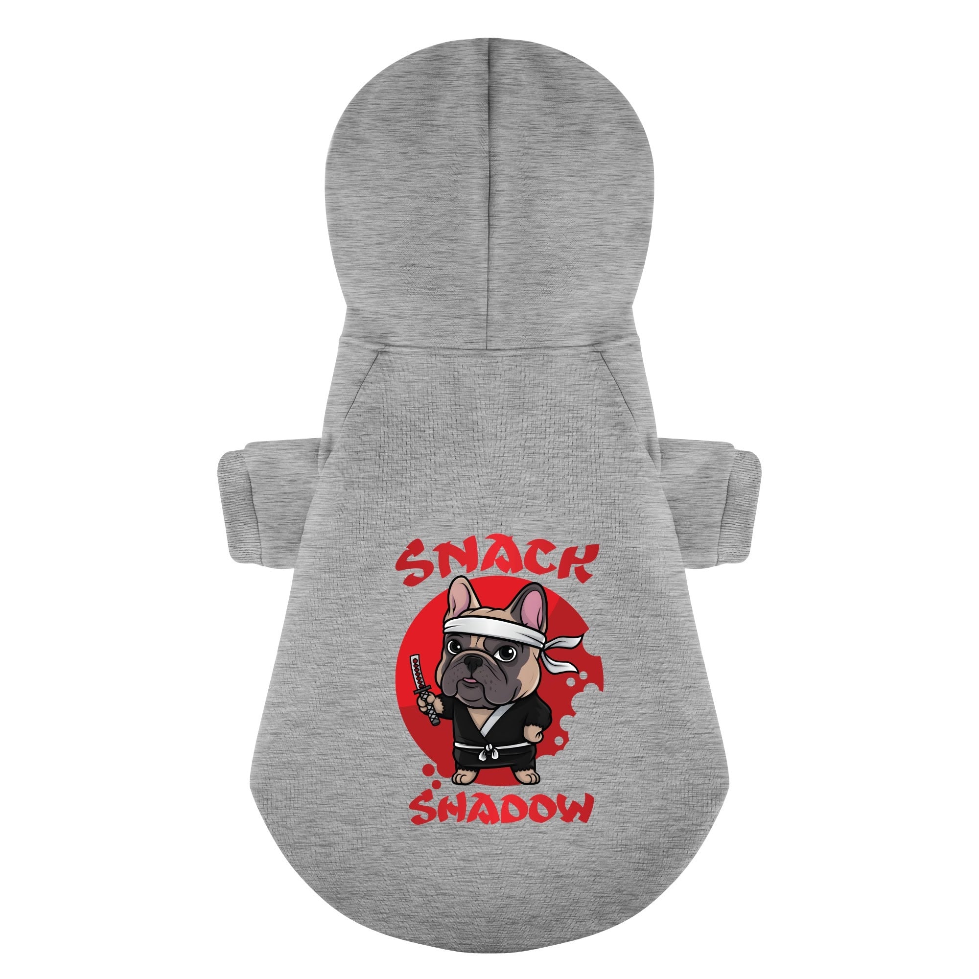 French Bulldog Snack Shadow Personalized French Bulldog Hoodies With