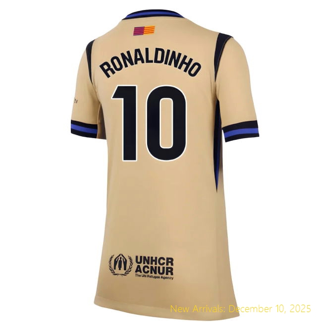 2025-2026 Barca Shirt - Away Edition - Professional (Ronaldinho 10) -...