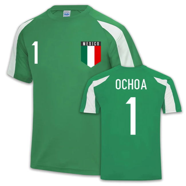 Championship Mexico Sports Training Jersey (Guillermo Ochoa 1)