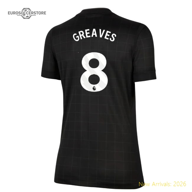 Elegant Football Team Womens Greaves Jersey 2025-2026 Moisture-wicking