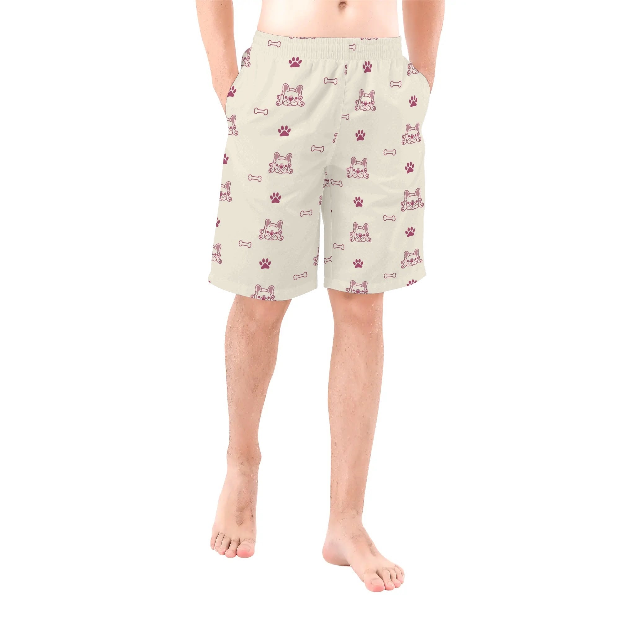 Blossom - Non-slip Mens All Over Print Shorts Outdoor Use