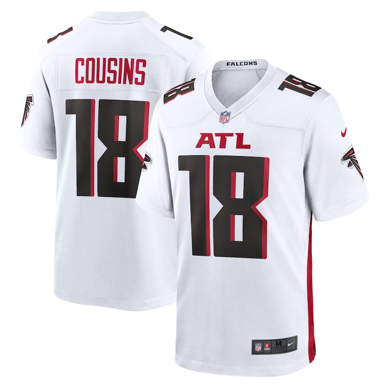 None Kirk Cousins ATL Falcons Iconic Durable Jersey for NFL Fans