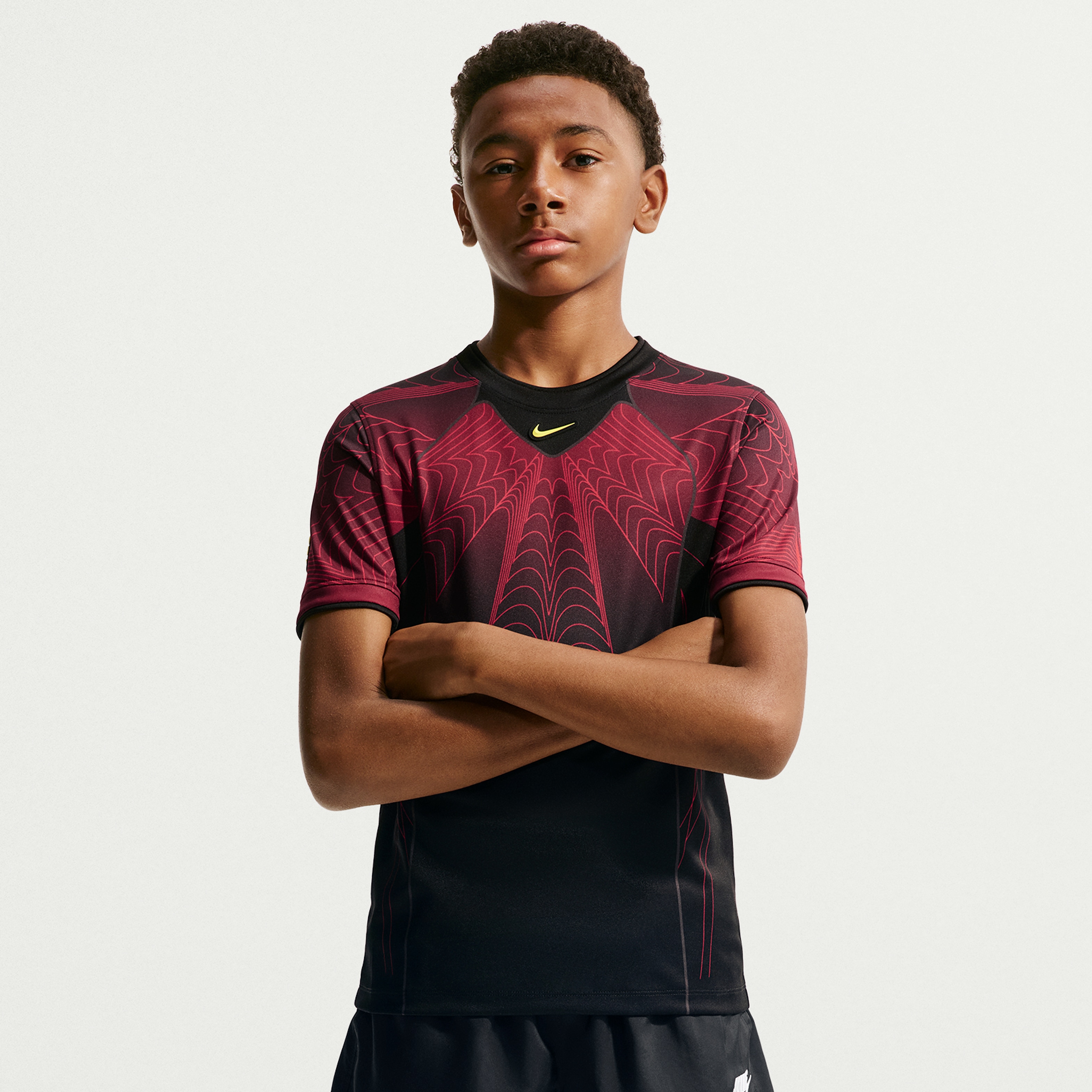 [LK] Canada Soccer x NOCTA Youth 2026 Dri-FIT Pre-Match Jersey Top - Black