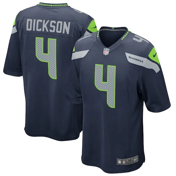 Seattle Seahawks Game NFL Jersey - Navy | Top-Grade Football Apparel