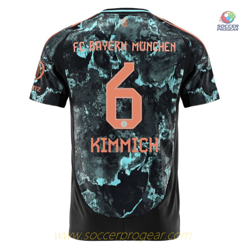 Bayern Munich Away Kids Edition Football Kit Team Jersey 2024-2025 Season Kimmich