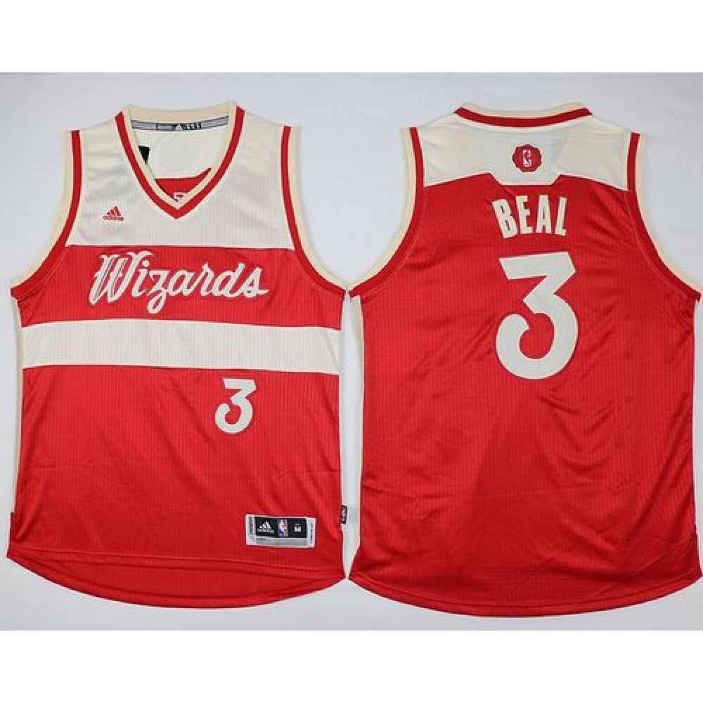 Limited Men's Washington Wizards #3 Bradley Red Basketball Jersey