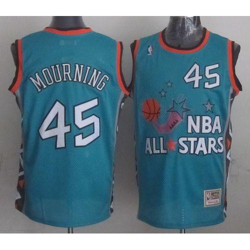 Mitchell And Ness Heat Blue Miami Heat #45 Jersey - Discounted